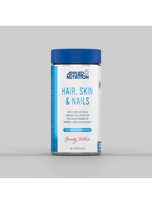 Applied Nutrition - Hair, Skin & Nails (30 adag) - Haj, bőr és köröm egészségének támogatását segítő étrend-kiegészítő kapszula