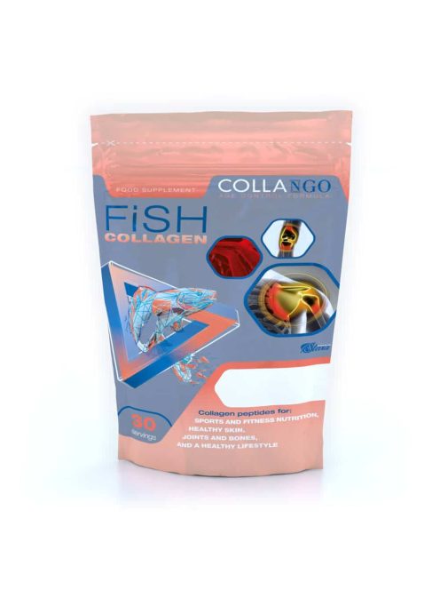 Collango Collagen Fish 150g - meggy - Bőr fiatalos megjelenését és az ízületek egészségét támogató hal kollagén por