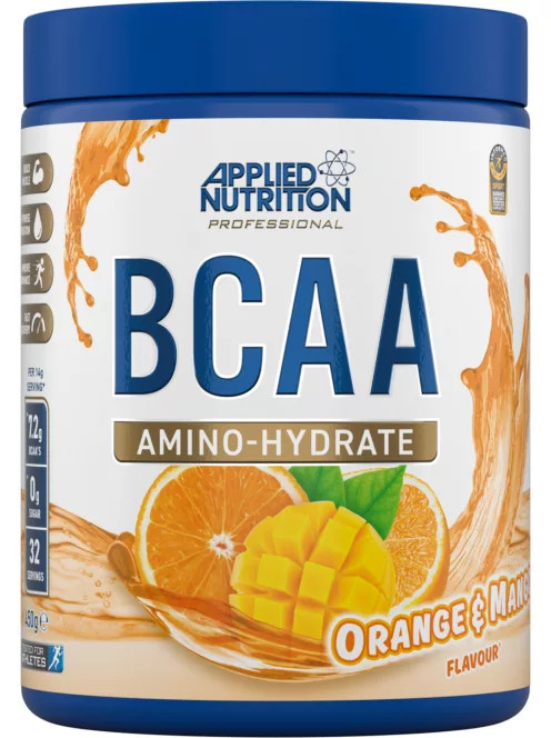 Applied Nutrition - BCAA Amino Hydrate - Orange & Mango - Edzés közbeni és regeneráló cukormentes ital