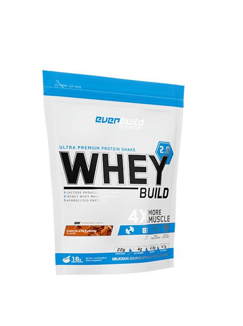 EverBuild Nutrition - WHEY BUILD 2.0 - 500, csokoládé - Szövetregeneráló és izomnövekedés elősegítő fehérjepor