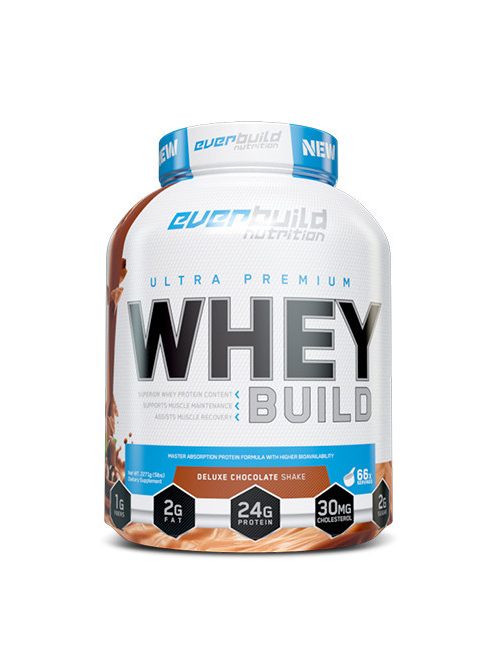 EverBuild Nutrition - Ultra Premium WHEY BUILD™ 2270g - Apple Pie with Cinnamon Shake - Magas biológiai értékű fehérjeforrások kombinációja