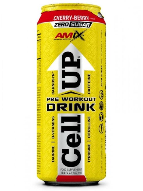 Amix Nutrition CellUp® Pre-Workout Drink 12x500ml - Tropical Breeze - Erőteljes, edzés előtti energiaital