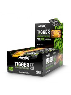   AMIX Nutrition TIGGER® Zero bar 20x60g - peanut butter-caramel - Alacsony szénhidráttartalmú fehérjeszelet