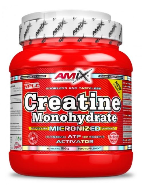 AMIX Nutrition - Creatine Monohydrate Powder - 300 g / 500 g / 750 g / 1000 g - 1000 g - Izomtömegnövelő, regeneráló kreatin monohidrát por