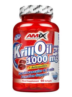   AMIX Nutrition - Krill Oil 1000mg / 60 lágykapszula - Egészséges szívműködést támogató étrend-kiegészítő lágykapszula